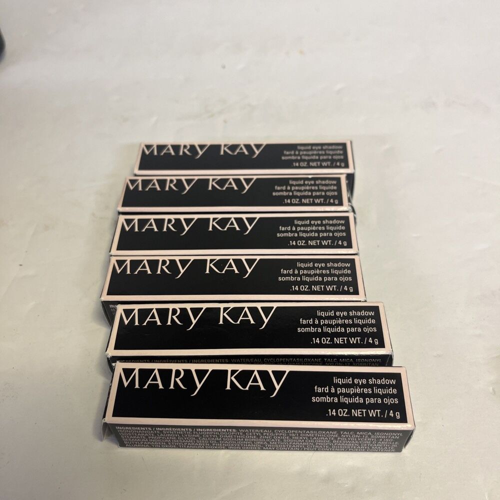 Mary Kay Liquid Eye Shadow 6 Pc Lot Meteor Pink Starlight Purple Nova NIB